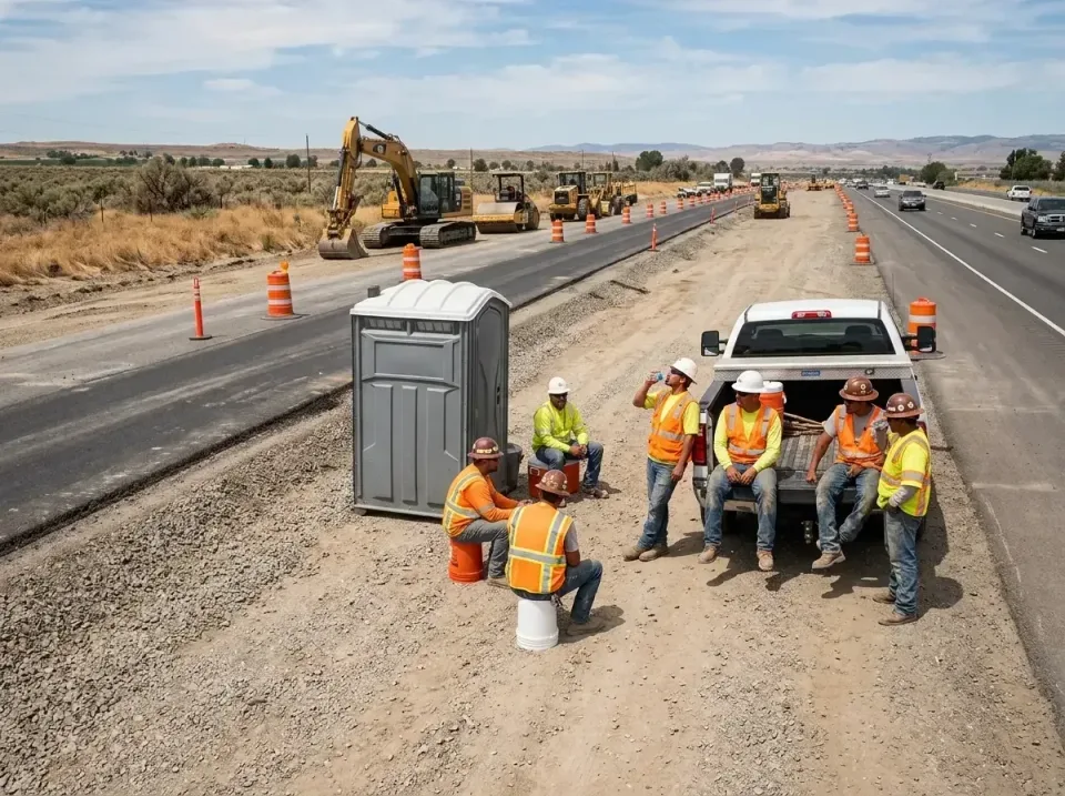 highway-road-construction-crew-007 — frequently asked questions, Porta Potty and Restroom Rentals in Monroe City, MO